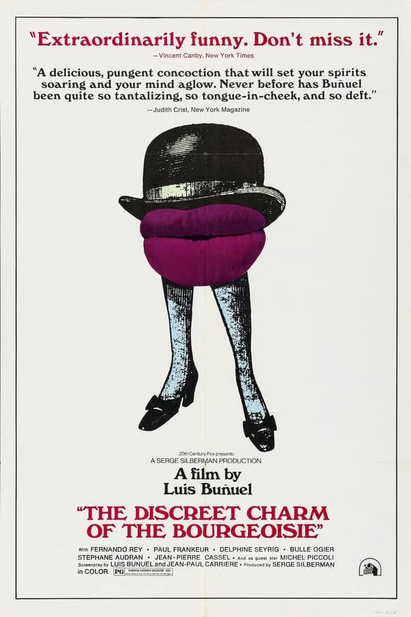 Poster for The Discreet Charm of the Bourgeoisie